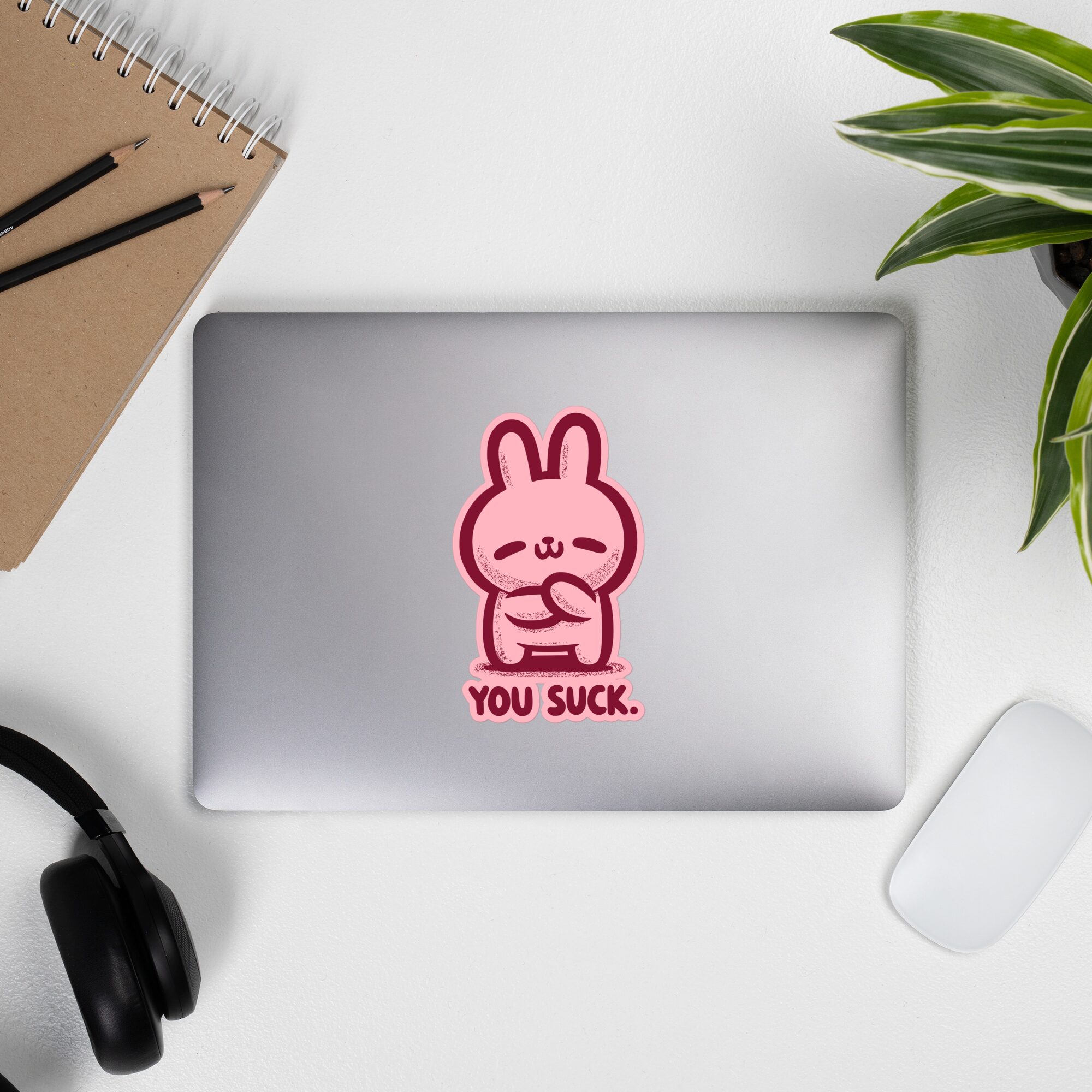 “You Suck.” Sticker (Pink!) - Image 9
